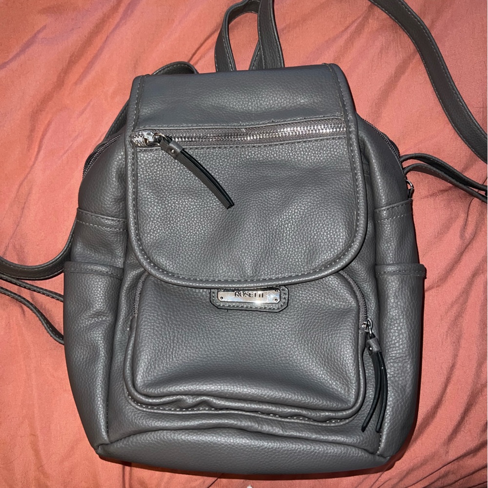 Gray Rosetti backpack used like new.